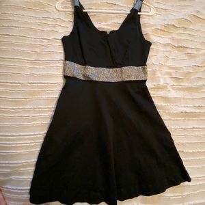 Black skater dress